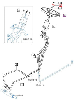 Mahindra Tractor Steering Wheel Center Cap Center Label 12304012031 Mahindra