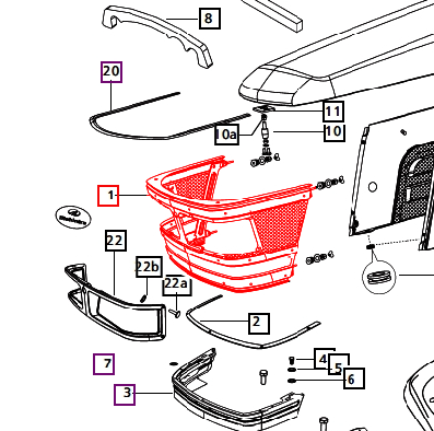 Mahindra Tractor Front Grill 007538171C92 Mahindra Direct Parts