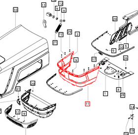 Mahindra Tractor Top Front Grill 007637333U91 Mahindra Direct Parts