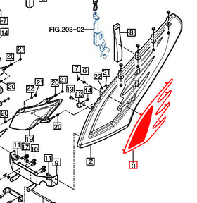 Mahindra Tractor Side Panel Grill LH 11616011200GB Mahindra Direct Parts
