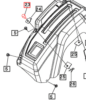 Mahindra Tractor Hydraulic Lift Grip 10212438000 Mahindra Direct Parts
