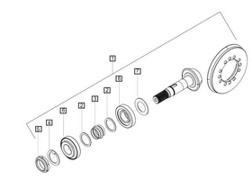 Mahindra Tractor Pinion Bevel Gear Z13/37 006514831U91 Mahindra Direct Parts