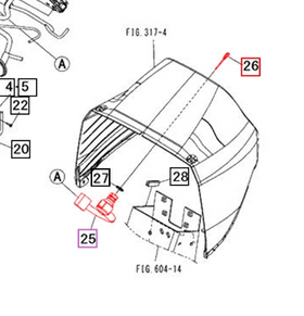 Mahindra Tractor Ignition Switch w/ Key (Cab Models) 10402881000