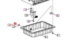 Mahindra Tractor Engine Oil Drain Plug 23490-140002