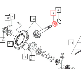 Mahindra Tractor Differential Pinion Bearing 006506120C1