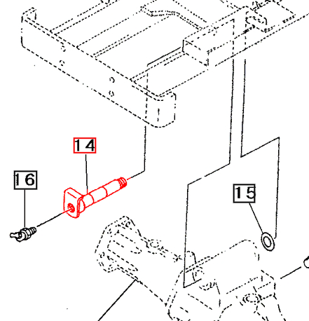 Mahindra Tractor Front Axle Center Pin 19632067BR0