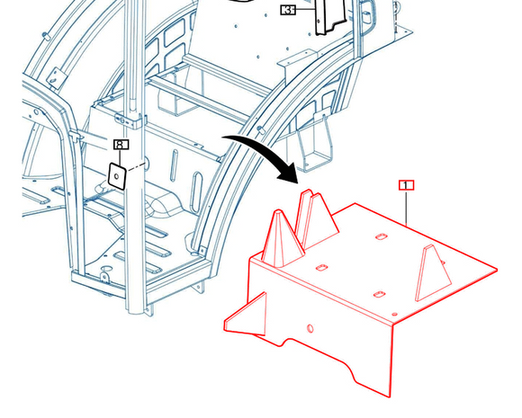 Mahindra Tractor Seat Seal 12648033300