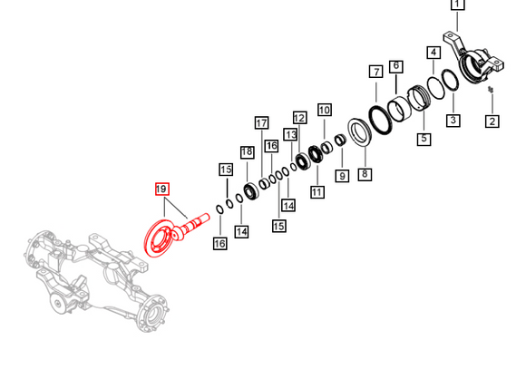 Mahindra Tractor Ring and Pinion Set 006515824V91