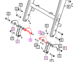 Mahindra Tractor Loader Inside Bucket Link Plate LH / RH 85902003601MR