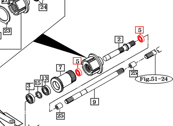 Mahindra Tractor Ball Bearing V6001106005