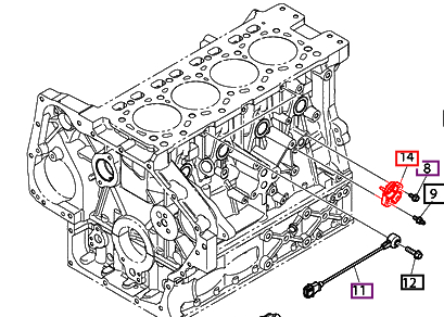 Mahindra Tractor Oil Pressure Sensor 65.27427-7001