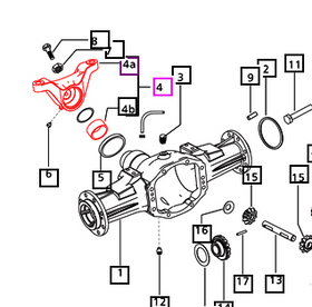 Mahindra Tractor Pillow Block Front With Bushing E006505826D91