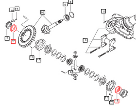 Mahindra Tractor Front Axle Bearing 006506130C1