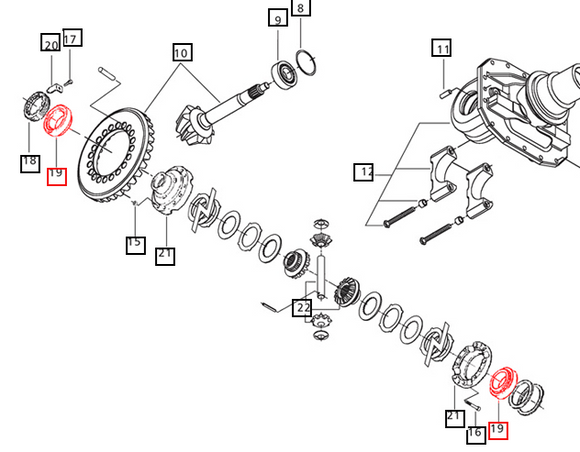 Mahindra Tractor Front Axle Bearing 006506130C1