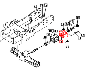 Mahindra Tractor Pinion Case 19642116AG0