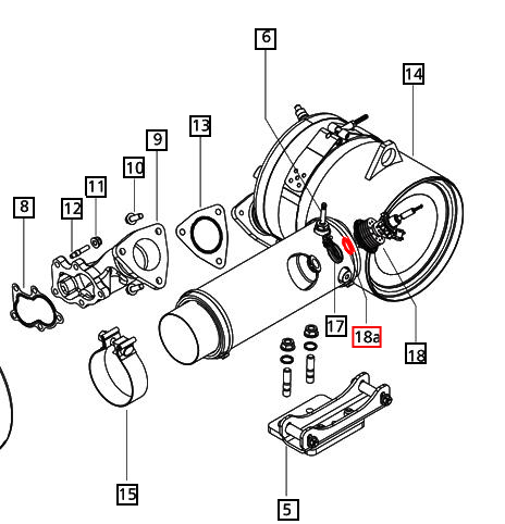 Mahindra Tractor Gasket Dosing Module 006034328D1