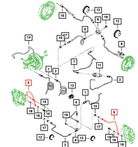 Mahindra Roxor Front Flexible Hose Brake Line 0601CAA00740N