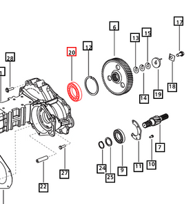 Mahindra Tractor Rear Axle Inner Bearing 001099467R91