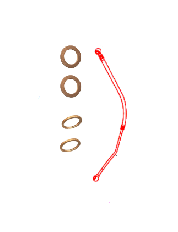 Mahindra Tractor Fuel Line Replacement Kit - Injection Pump to Fuel Tank