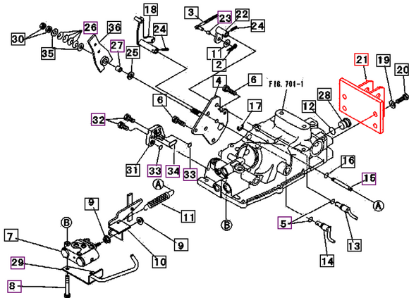 (Sold Out) Mahindra Tractor Upper 3 Point Link Mount Bracket 19572414AG0