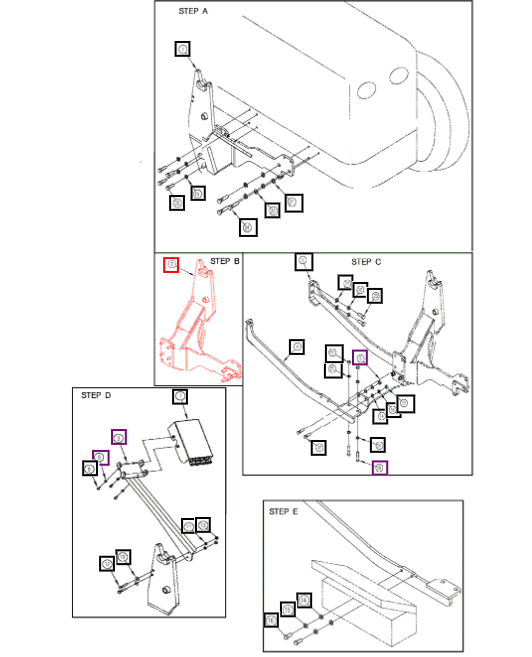 Mahindra Tractor Sub Frame, Rh ANS4025A1200