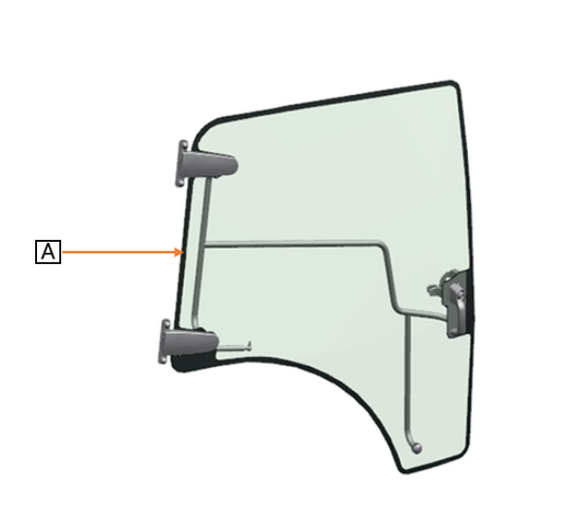 (Sold Out) Mahindra Tractor Cab Door Assembly RH 008902973N91