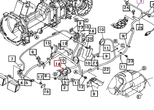 Mahindra Nut, Flange F3000105000 Mahindra