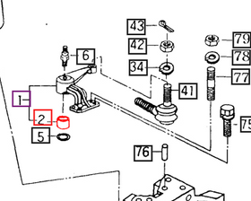 Mahindra Tractor Bushing - Steering Knuckle 35x39x26 14254330151 Mahindra Direct Parts