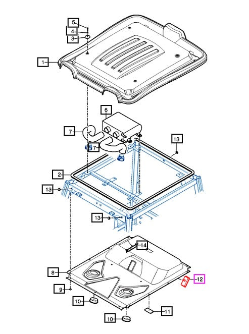 Mahindra Tractor Switch Panel 19157070050 Mahindra Direct Parts