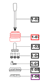 Mahindra Tractor Loader Joystick Boot 86253005020 Mahindra Direct Parts