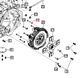 Mahindra Spring / Lock Washer M8 001082011R2 Mahindra