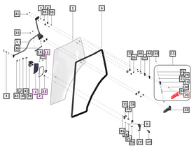 Mahindra Tractor Hinge Half 218x91 Rh 007652765U01 Mahindra Direct Parts