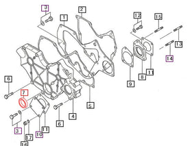Mahindra Tractor Seal, Oil MD008762 Mahindra Direct Parts