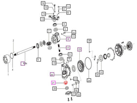 Mahindra Tractor Pinion Bevel Final Reduction 006507338D1 Mahindra Direct Parts