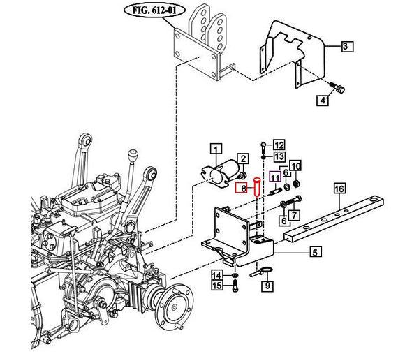 Mahindra Tractor Pin 14725200021 Mahindra Direct Parts