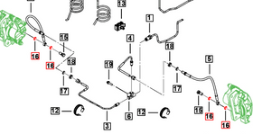 Mahindra Roxor Copper Washer for Banjo Bolt 0011642 Mahindra