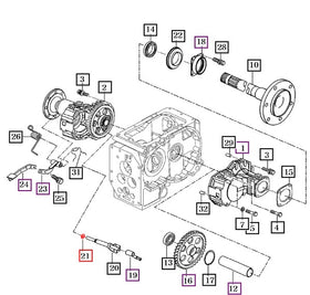 Mahindra Tractor Small O-Ring V7201024016 - 0