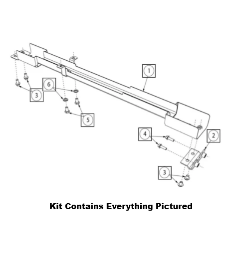 Mahindra Tractor Propeller Shaft Guard Kit 007668421N51 Mahindra