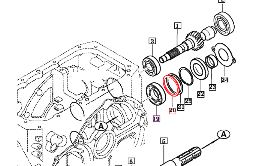 Mahindra Tractor Shim B 79642010080