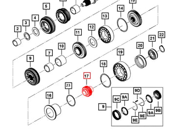 (Sold Out) Mahindra Roxor Driven Gear 5th Speed 0703DD4950N Mahindra Direct Parts