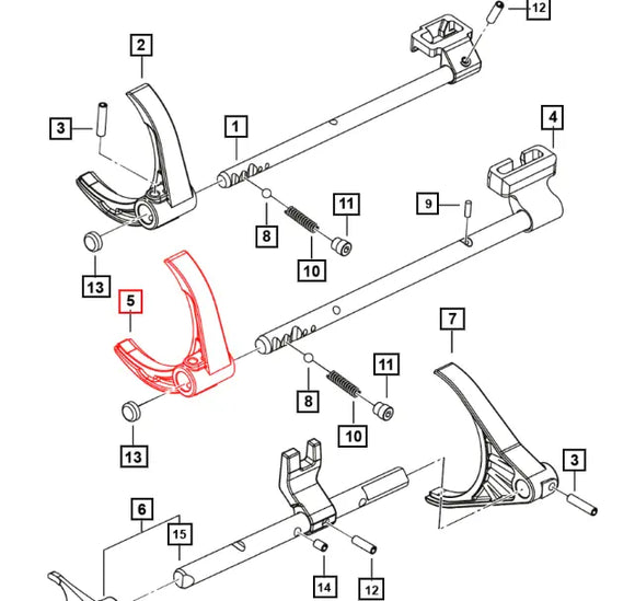 (Sold Out) Mahindra Roxor Shift Fork - 3rd and 4th 0703CAD02650N Mahindra Direct Parts