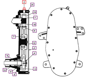 (Sold Out) Mahindra Tractor .50" Pressure Plate Plug L1005000750 Mahindra Direct Parts