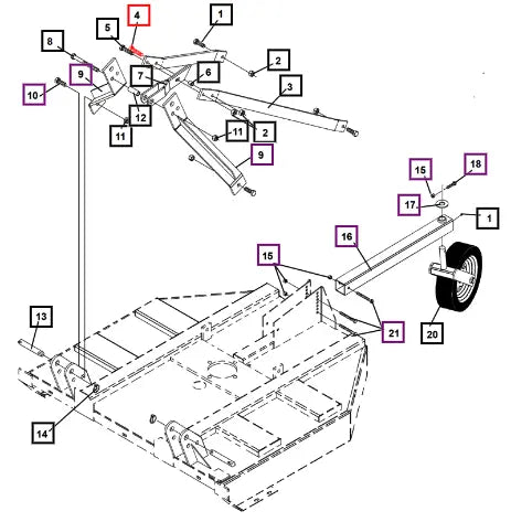 (Sold Out) Mahindra Tractor .62" Unc X 3.00" Hex Capscrew L1005001073 Mahindra Direct Parts