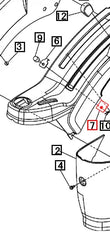 (Sold Out) Mahindra Tractor 3 Point Lever Stopper Baseplate 10312476000