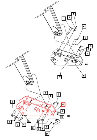 (Sold Out) Mahindra Tractor Bearing Box, Lh KMW10023251 Mahindra Direct Parts