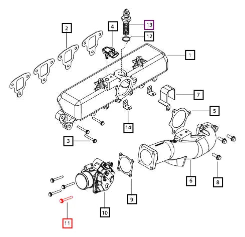 (Sold Out) Mahindra Tractor Bolt Hex Fl M6x1x50x8 8 SF0102280 Mahindra Direct Parts