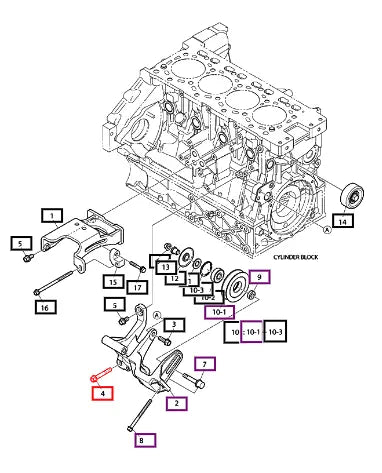 (Sold Out) Mahindra Tractor Bolt, Hex Flange 120106-00407 Mahindra Direct Parts