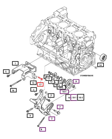 (Sold Out) Mahindra Tractor Bolt, Hex M8x50 06.01923-3121 Mahindra Direct Parts
