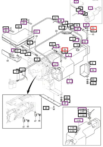 (Sold Out) Mahindra Tractor Bolt, Hex M8x70 V2013608070 Mahindra Direct Parts