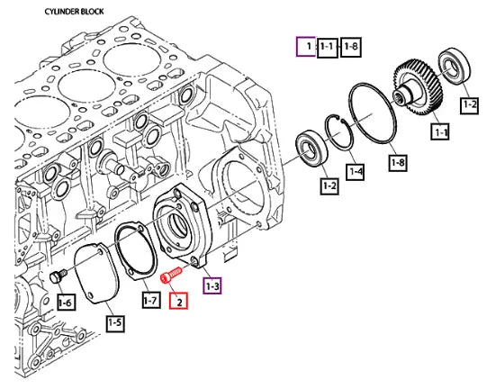 (Sold Out) Mahindra Tractor Bolt, Hex Socket Head 120107-00344 Mahindra Direct Parts